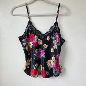 Vintage Victoria's Secret Gold Label Floral and Lace Camisole Small